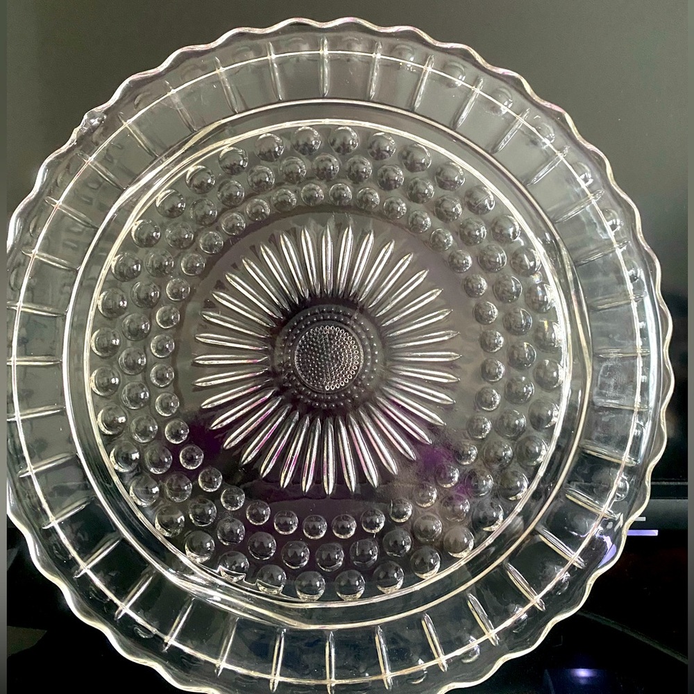 vintage cake plate